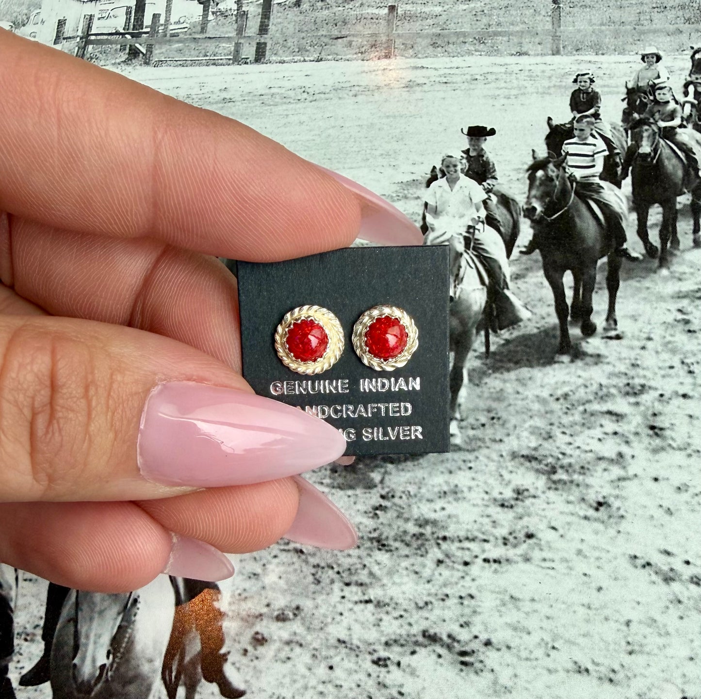 Dainty native studs