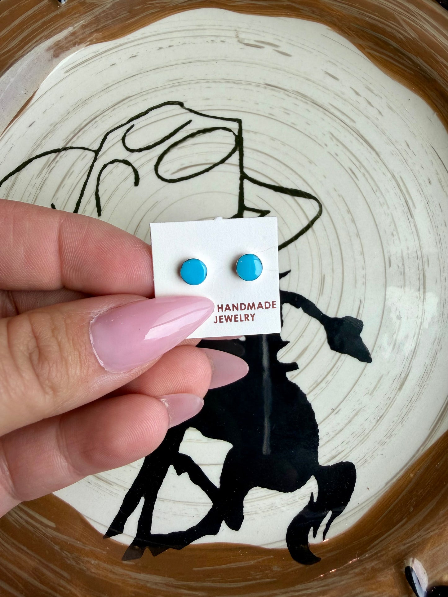 Dainty Zuni studs