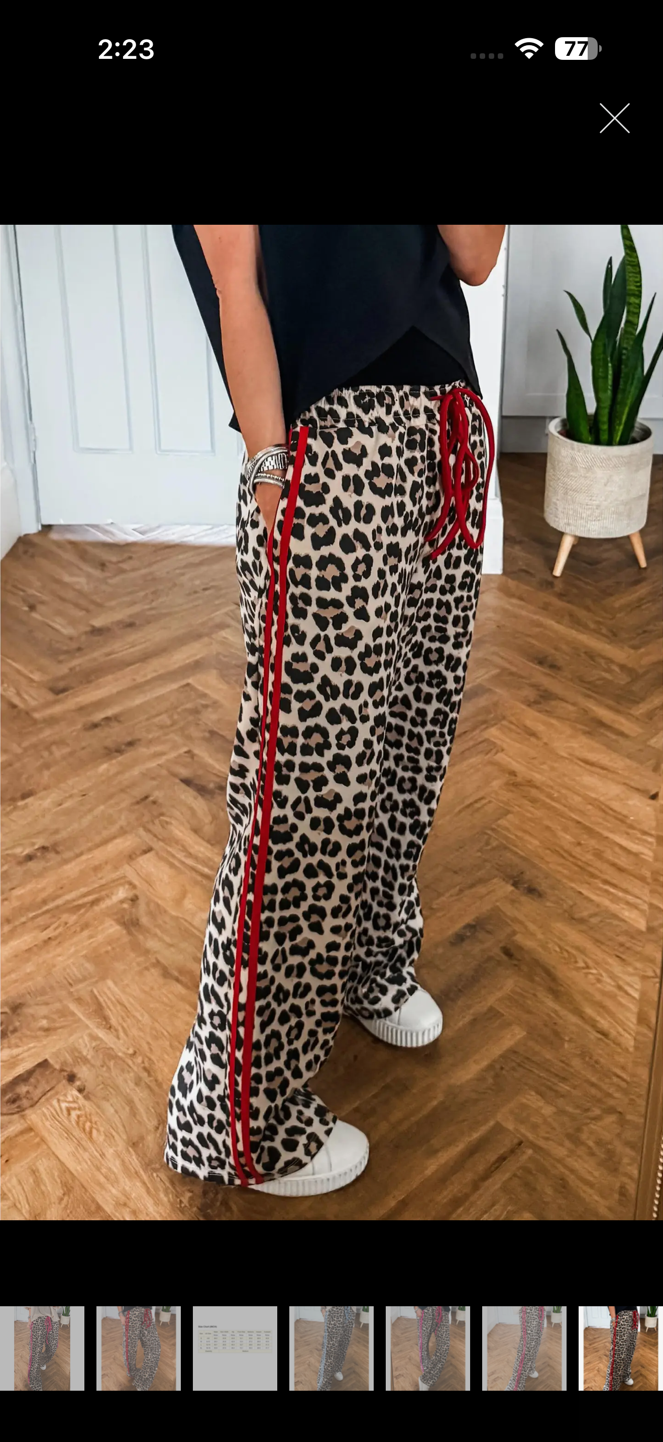 Leopard pants