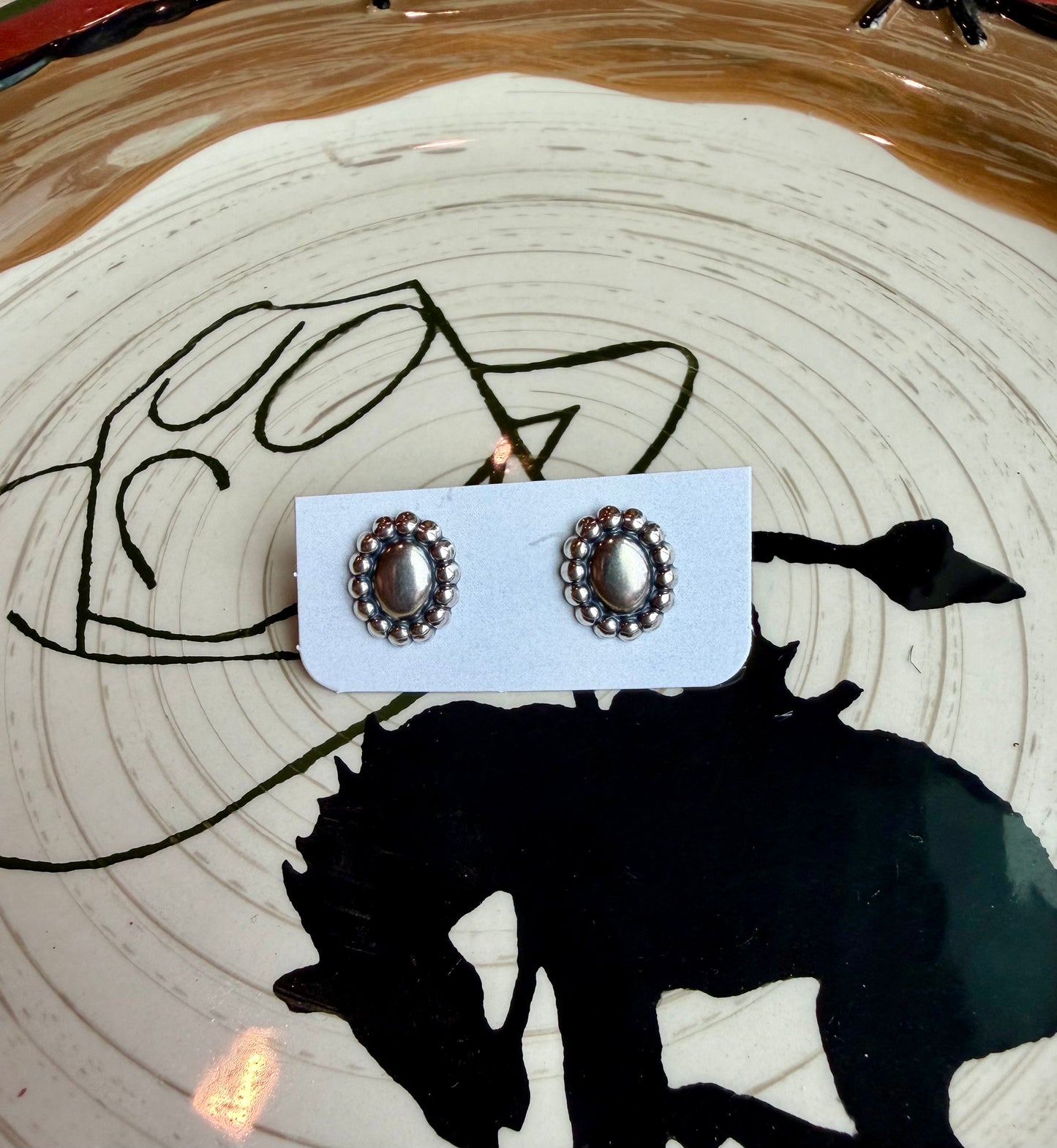 Dainty concho studs