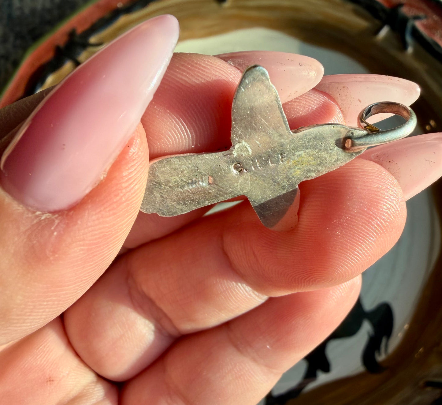 Zuni cross pendant
